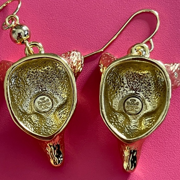 Tory Burch Fox heads drop earrings - Picture 9 of 9